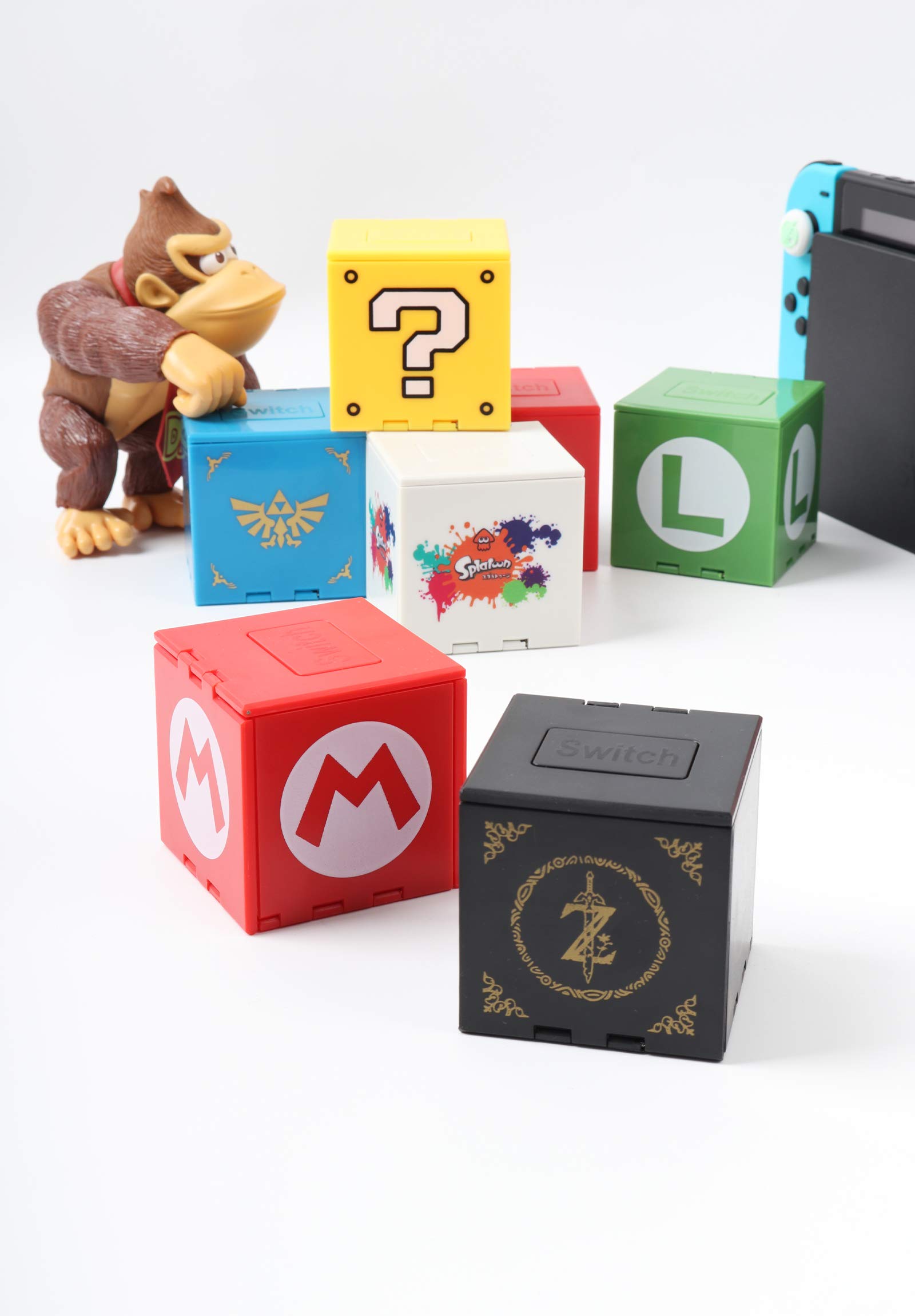 BAYINBROOK Étui de Rangement pour Cartes Switch – 16 Jeux, Compact & Léger (5,7 cm) – Design Mignon et Pratique – Idéal pour Voyage – Accessoire Gamer et Protection Cartes (Z Blue)
