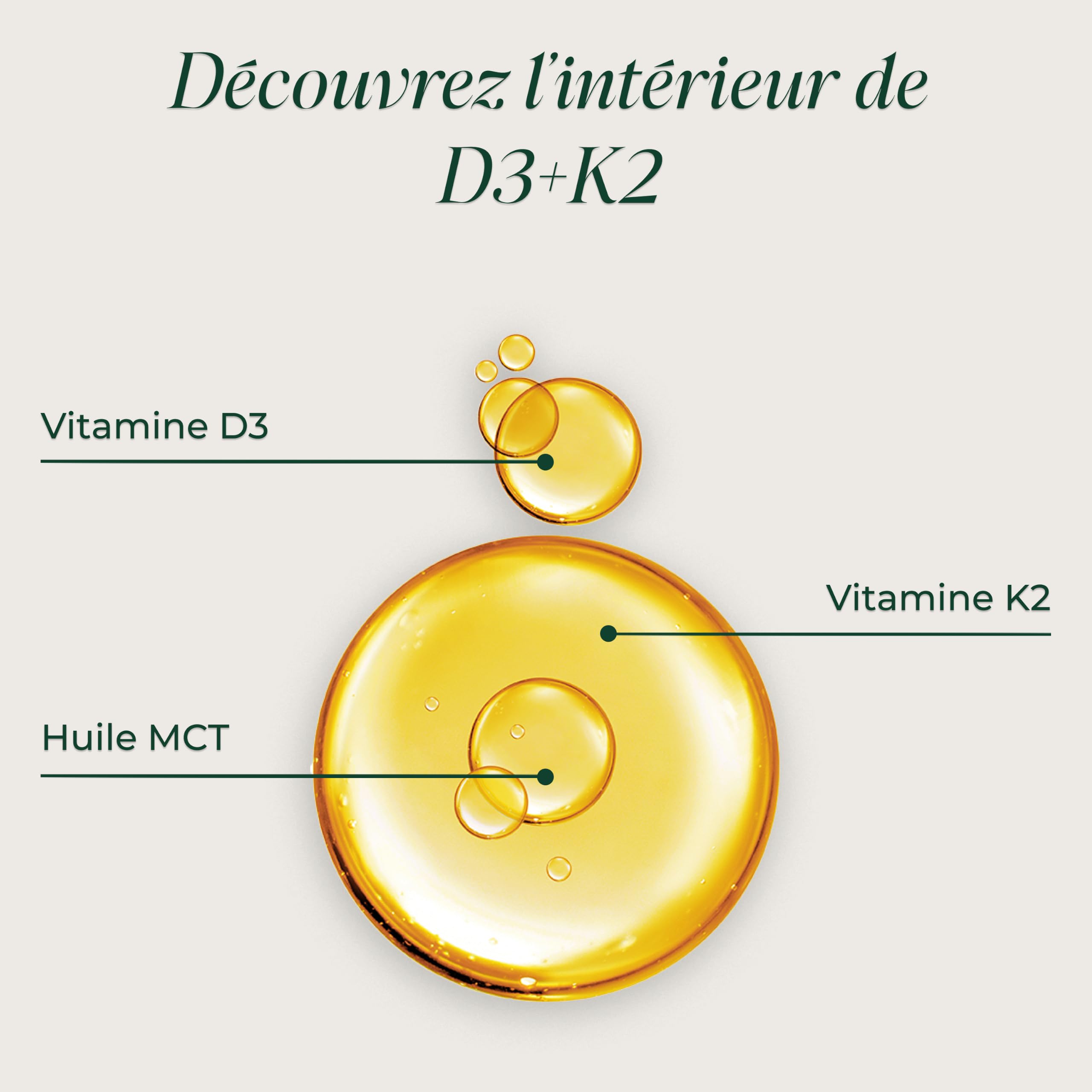Primal Vitamine D3+K2 - Complément alimentaire quotidien végétarien