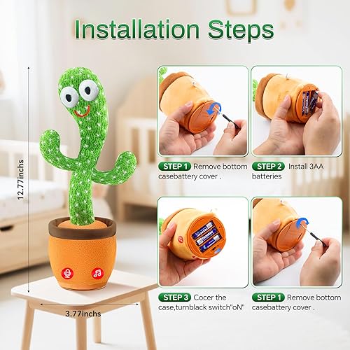 Miniatura 7 de TWORIVER Juguete de hámster parlante, juguetes y regalos para niñas de 2 años, regalos de cumpleaños divertidos e inusuales, regalos de cumpleaños