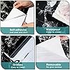 Arthome Black Silver Marble Contact Paper,40cmx610cm Self Adhesive Wallpaper,Peel and Stick Paper Removable Decorative Film for Desk,Kitchen,Countertop,Cabinet,Shelf Liner,Waterproof Vinyl Sticker #5