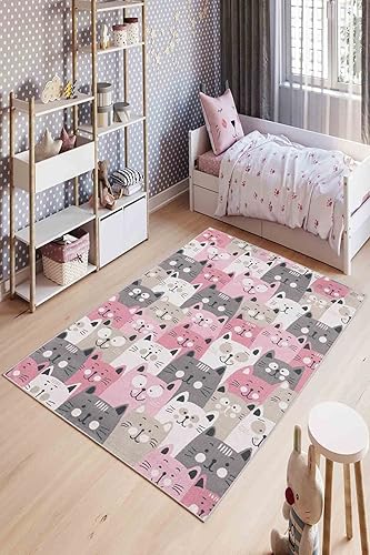 LaModaHome Alfombra antideslizante  Alfombra de color colorido suave lavable a máquina para dormitorio, interior y exterior, alfombra de baño para