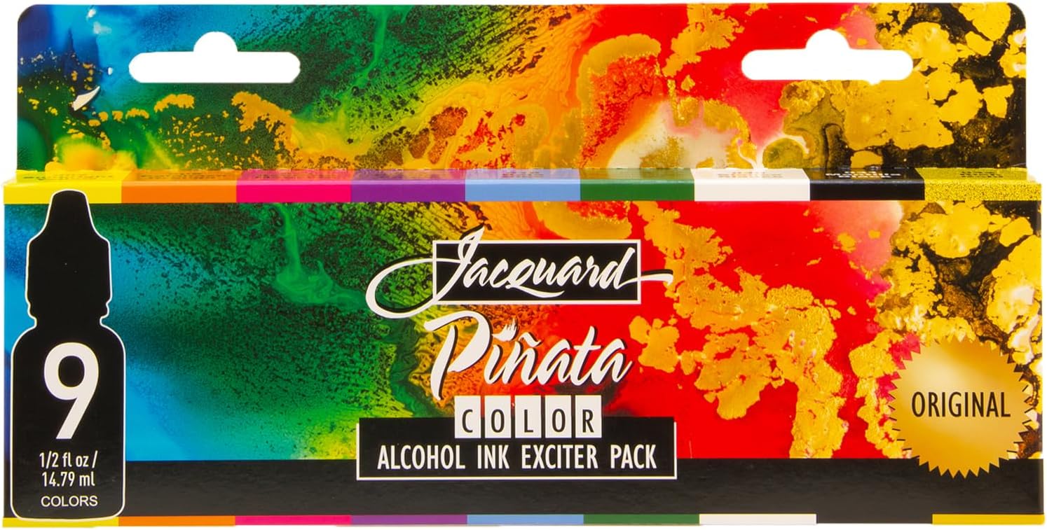 Jacquard Pinata Color Exciter Pack, Black, 9 Count (Pack Of 1), Jac9916