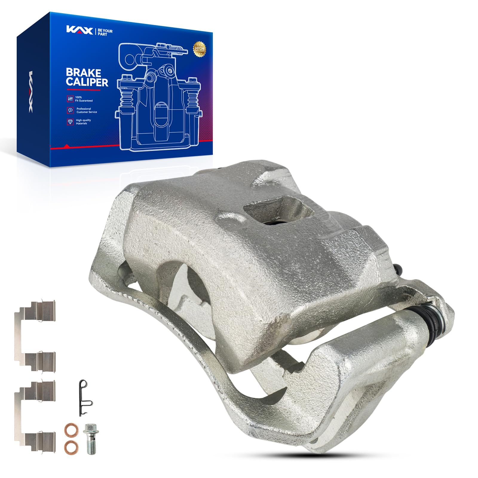 KAX Front Left Brake Caliper for 2003-2008 Corolla