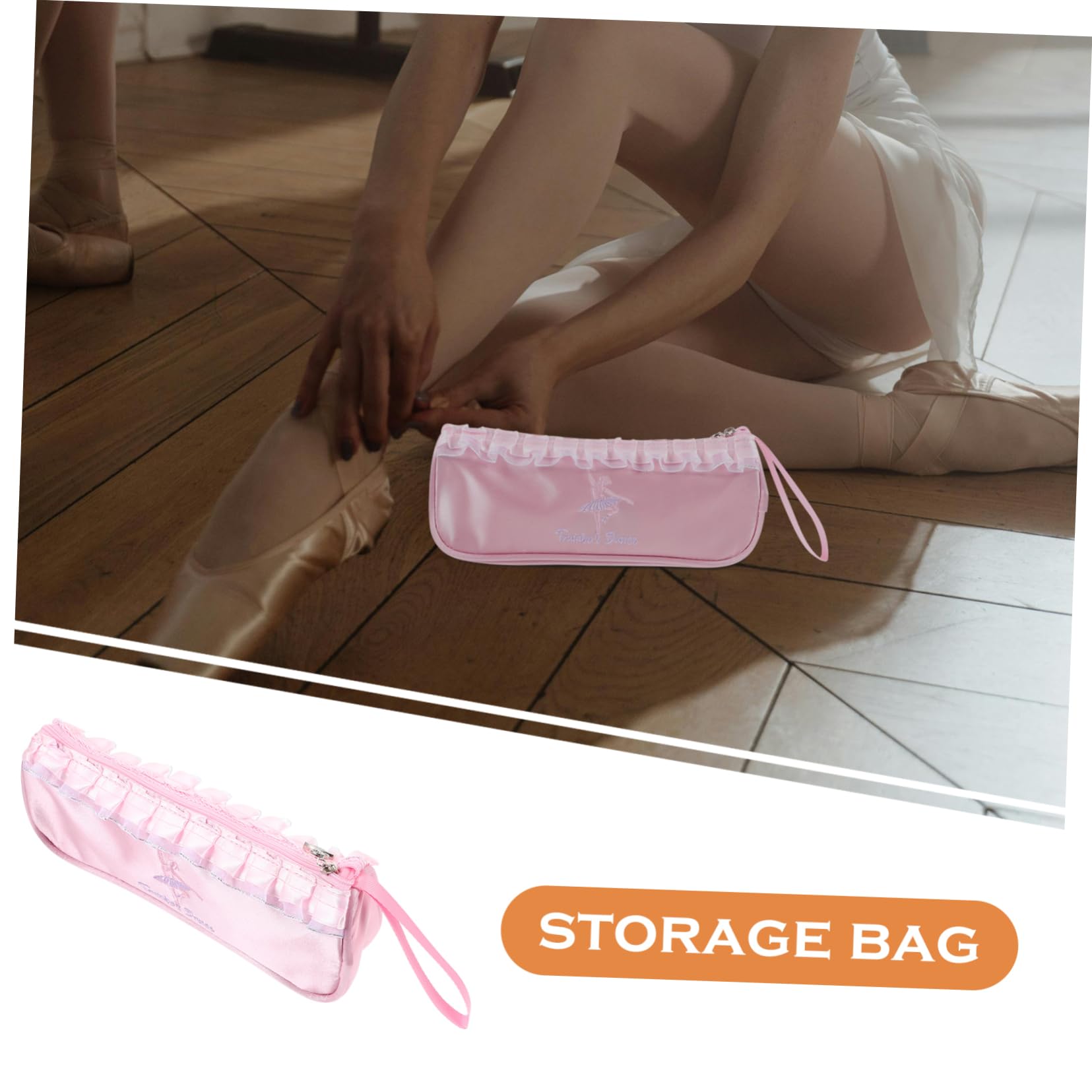 4piezas Bolsa De Almacenamiento para Zapatillas De Bolsa De Ballet Organizador De Calzado para y Práctica y Resistente para y