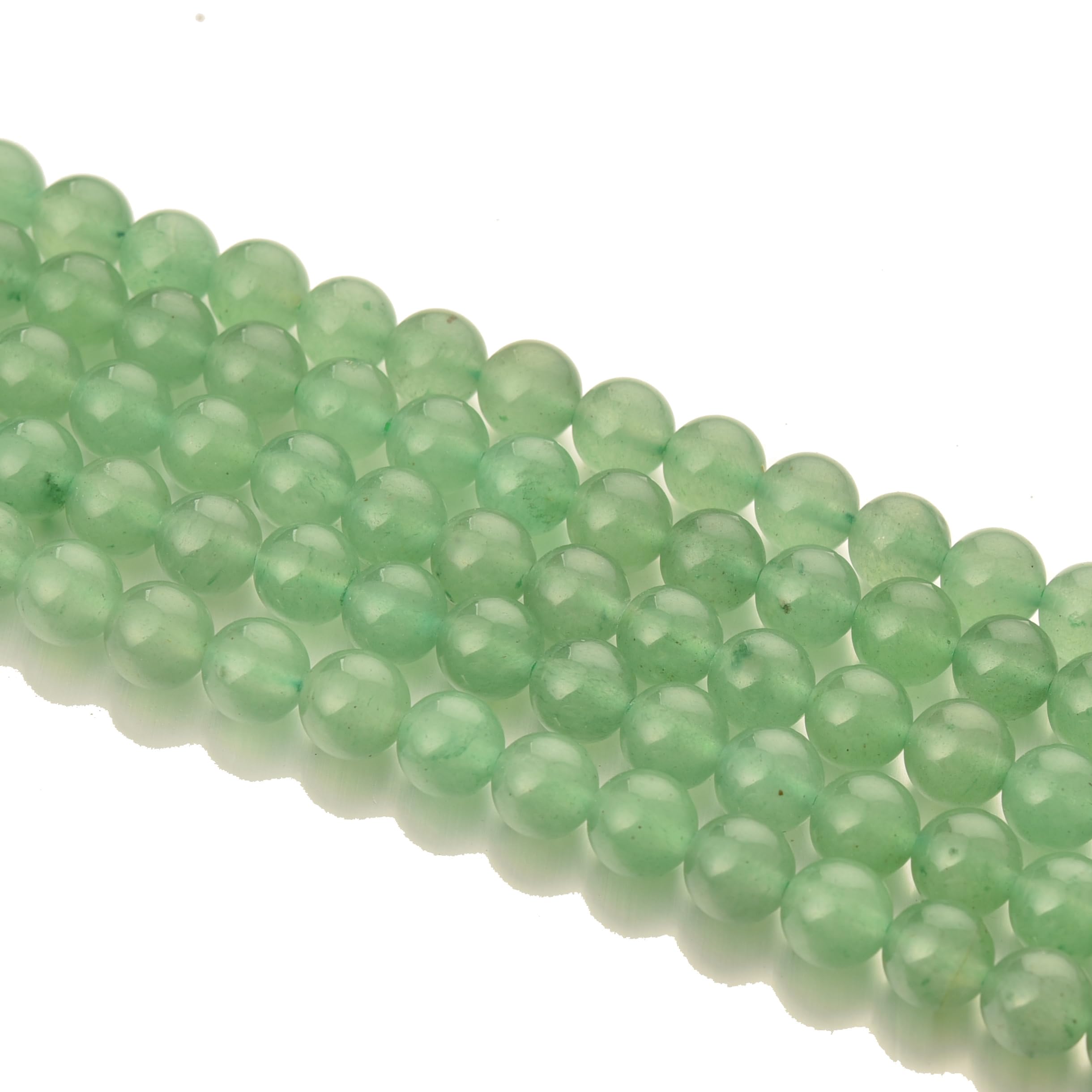 Asingeloo Natural Stone Beads Crystal Energy Stone Healing Power for Jewelry Making DIY Handmade Crafts (10mm, Green Aventurine Stone) โ image 1