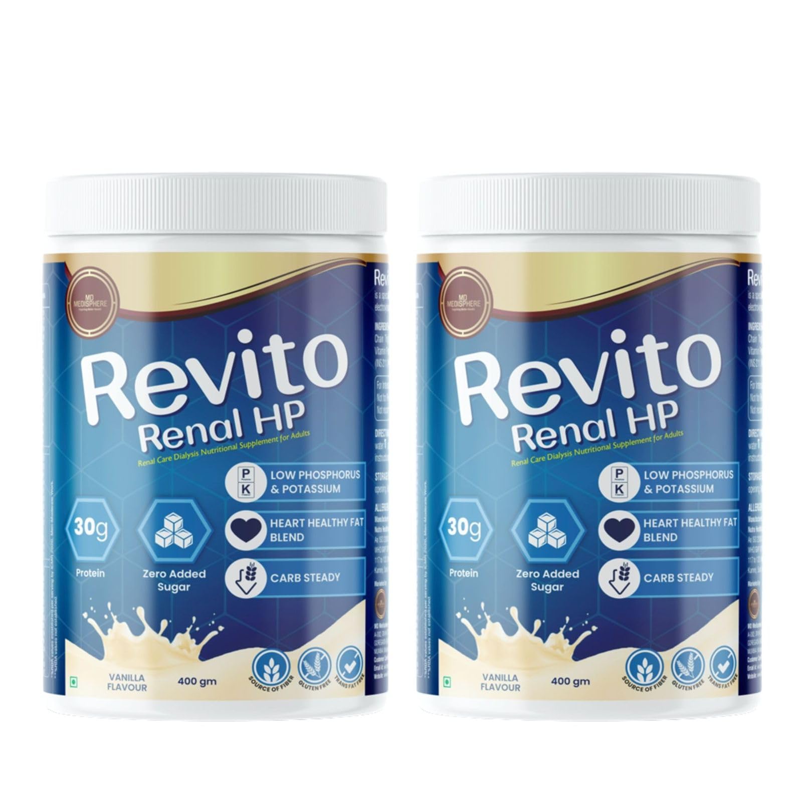 Renal HP Nutritional Powder for Blood Sugar Management – 400 gm (Pack of 2)-image-19