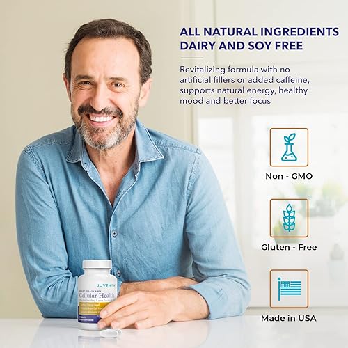 Miniatura 4 de Juvenon Suplemento cerebral de salud celular Nootropic Booster para Focus Memory Clarity Energy Apoyo cerebral avanzado para hombres y mujeres