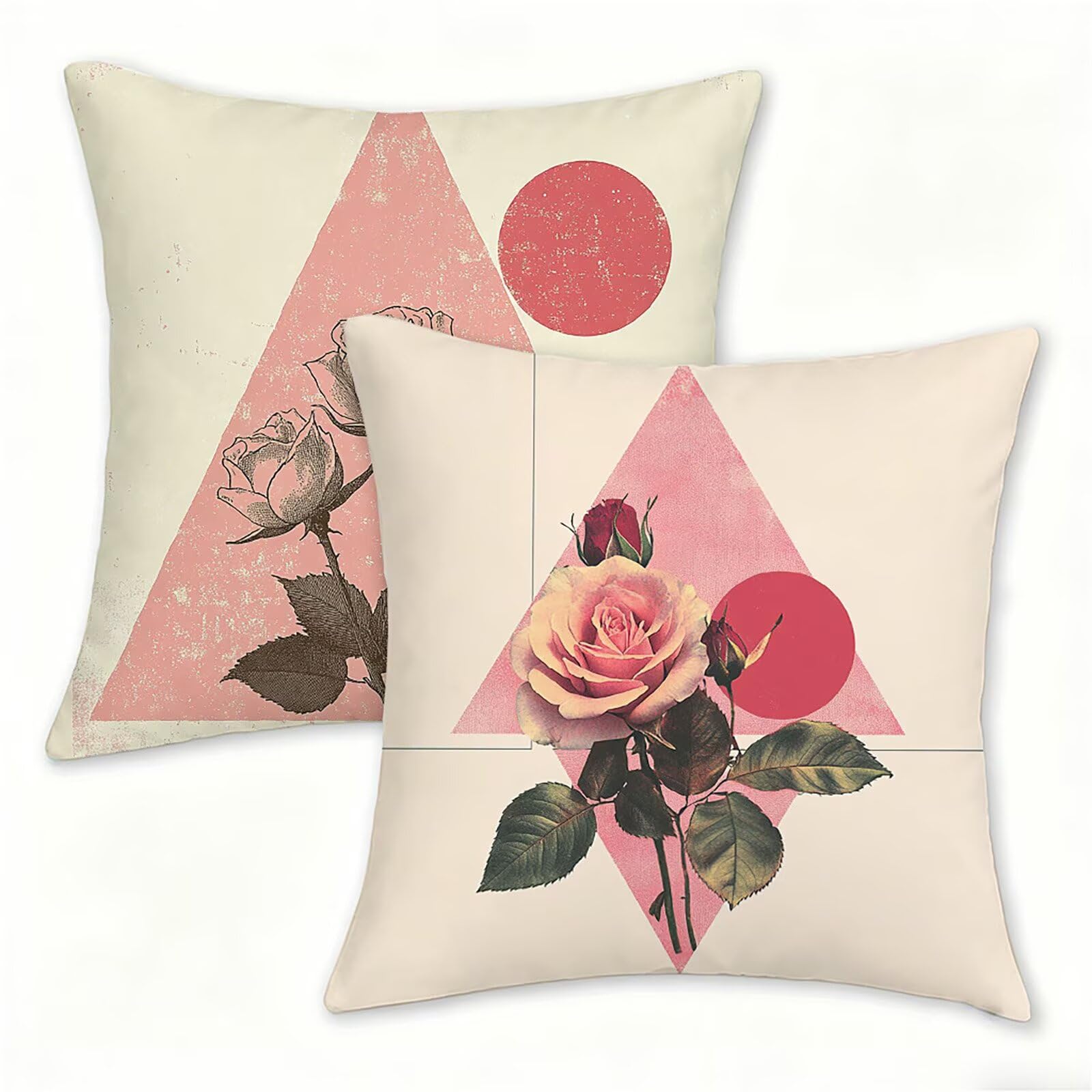 Housses de coussin extérieur imperméables 50x50 crème pour un salon de jardin élégant