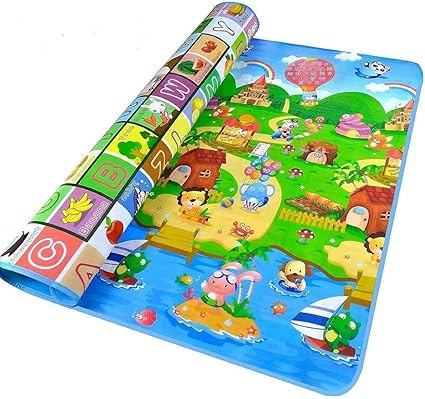 Tapis De Jeux Enfant 0x180cm Tapis De Jeu Pour Bebe Enfant Tapis D Eveil Et De Jeux Pour Bebe Tapis En Mousse Antiderapant Impermeable Appliquer A L Interieur Et L Exterieur Non Toxique Amazon Fr