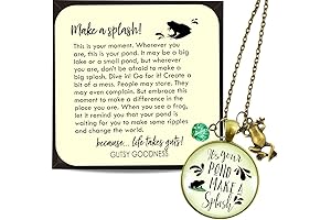 Leaping LilyPad: A Frog Necklace to Dive into Adventure