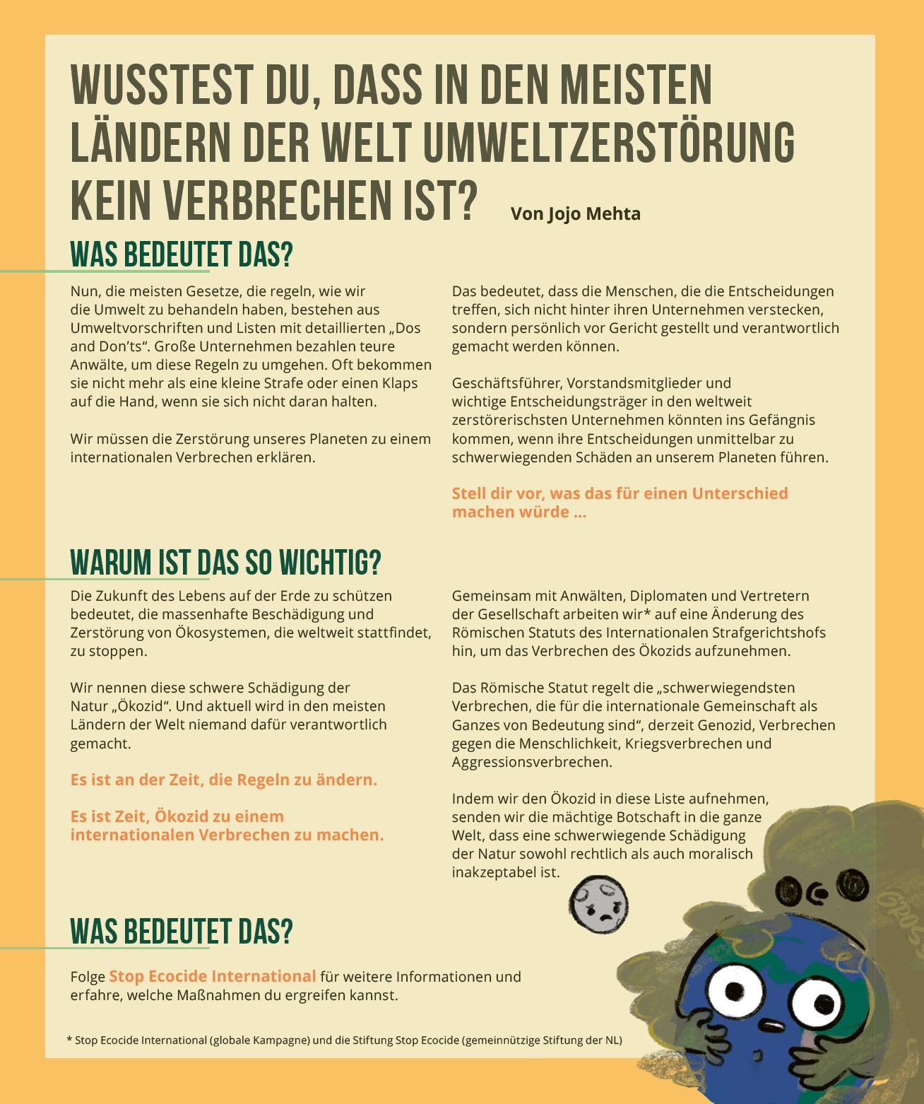 Der wichtigste Comic der Welt. Geschichten zur Rettung des Planeten
