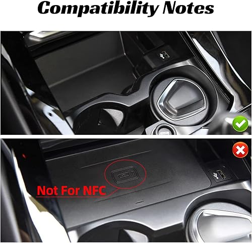 Miniatura 5 de CarQiWireless Cargador inalámbrico de coche para BMW X3 G01 2018-2021 2022 2023 BMW X4 2019 2020 2021 2022 2023 accesorios almohadilla de carga