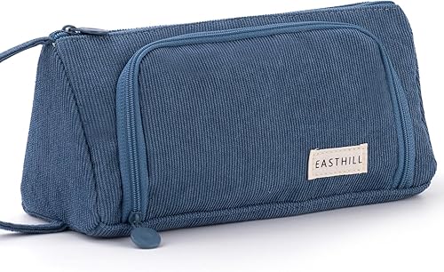 Miniatura 16 de EASTHILL - Estuche de lápiz de gran capacidad, estuche de bolígrafos, sencillo, para la escuela, para la mochila, para la universidad u la oficina,