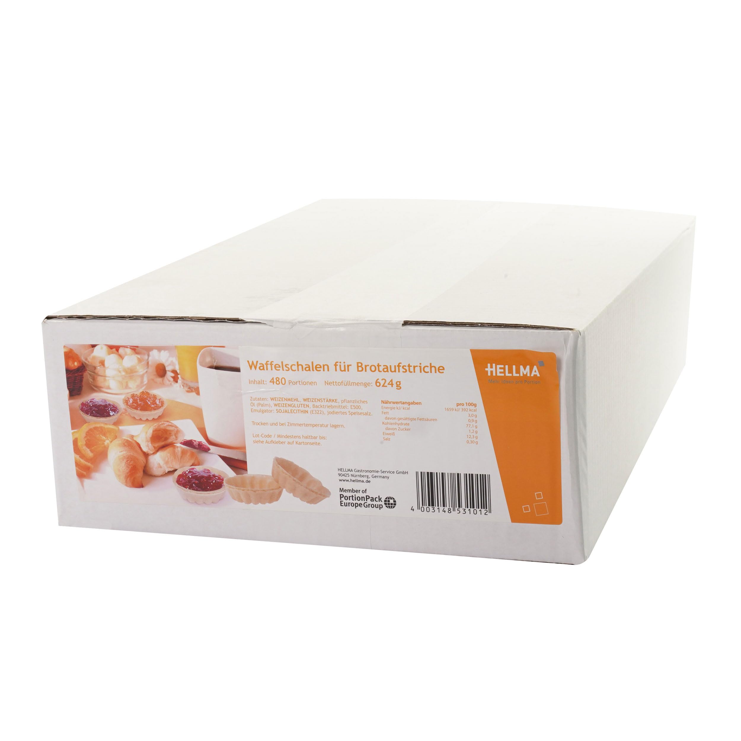 Hellma Waffelschale - 480 Stück