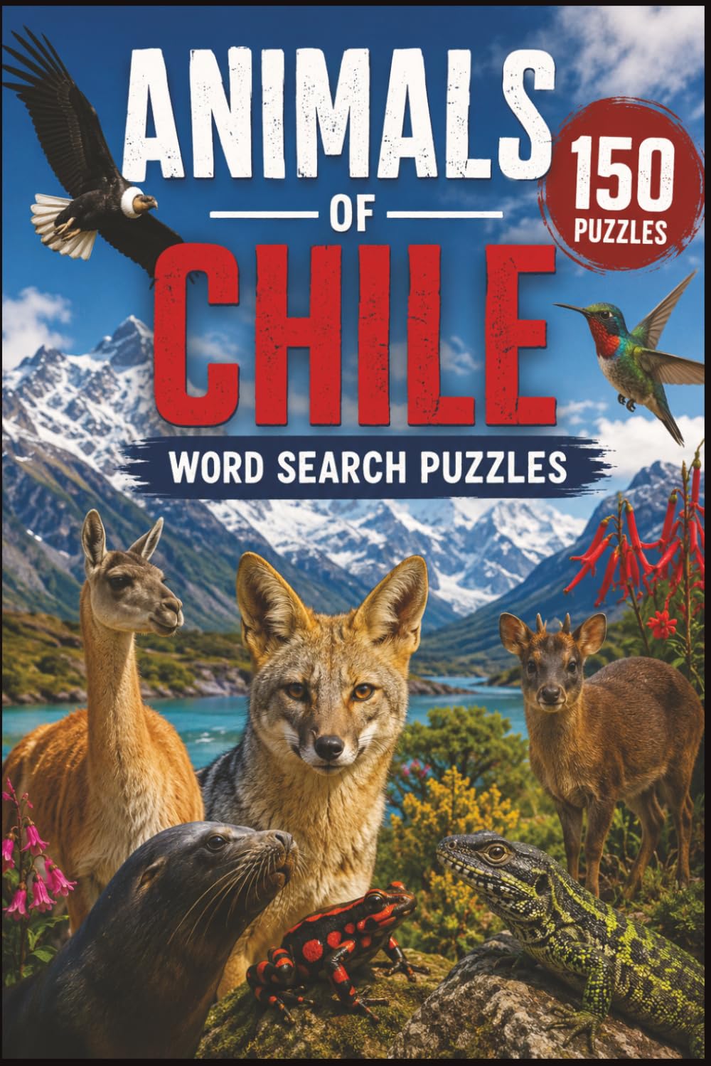 Animals of Chile Word Search: 150 Wildlife-Themed Puzzles (Animals of South America Word Search)