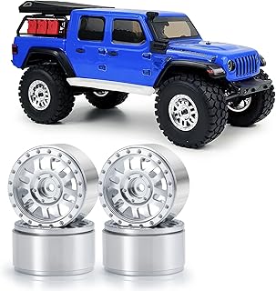 SWX 1.0 Beadlock Wheels 4Pcs Aluminum Alloy Wheels Hub for 1/24 RC Crawler Car Axial SCX24 Upgrades AXI00001 AXI00002 AXI90081 AXI00004 AXI00005 AXI00006
