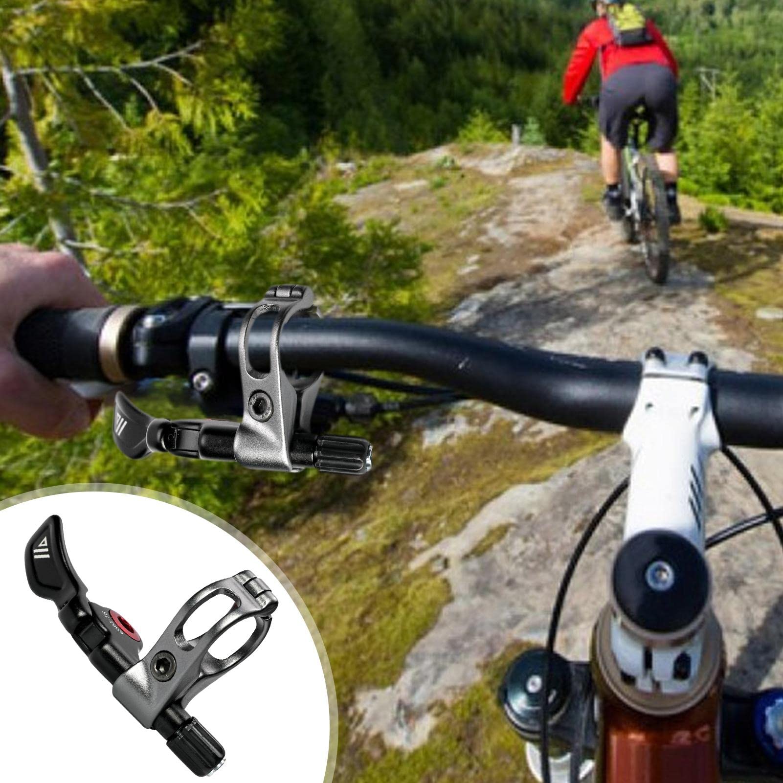 Amazon | シートポストドロッパーリモートレバーシフター,調整可能な