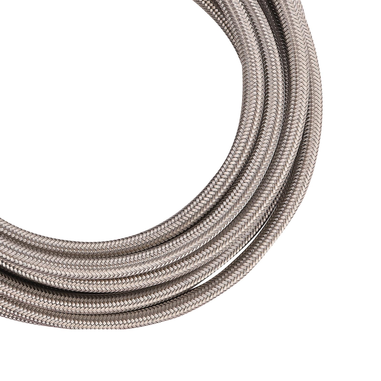 maXpeedingrods AN6-6AN, AN-6 Red tubo dell'olio girevole in acciaio inox intrecciato Fuel Line pantaloni 20FT kit in acciaio inox PTFE E85 tubo del carburante