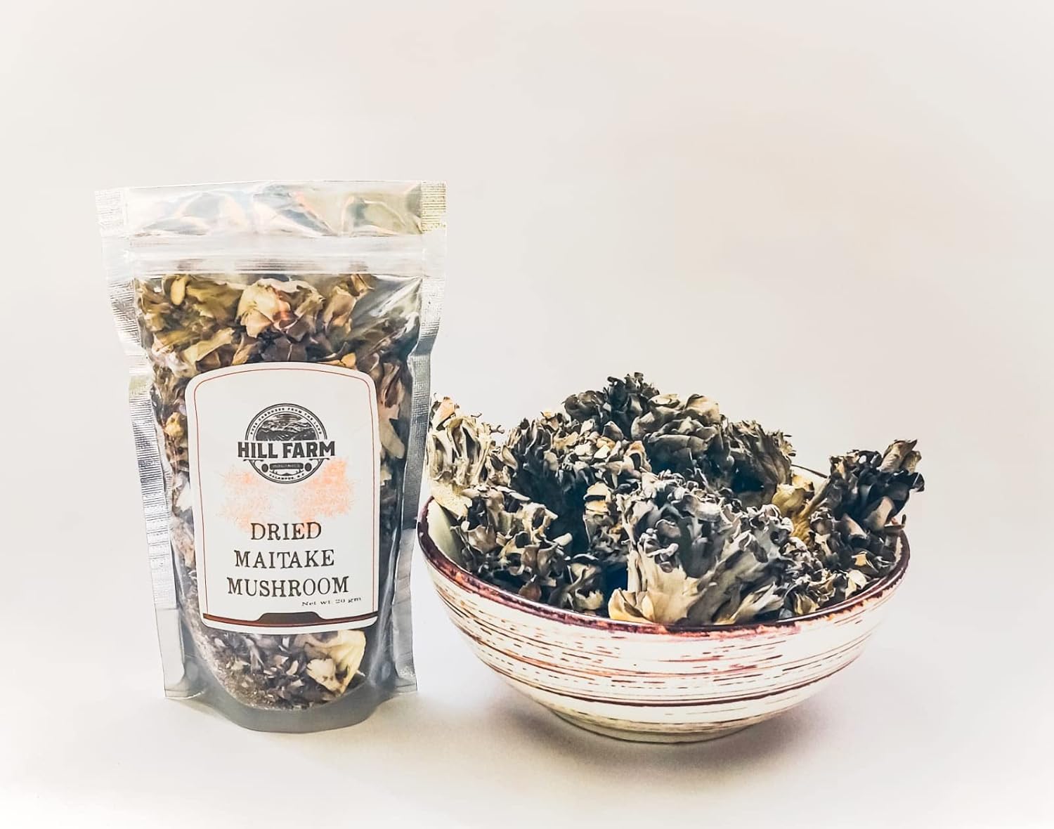 Hill Farm Organics Maitake Mushroom Extract Dry Balances Blood Sugar