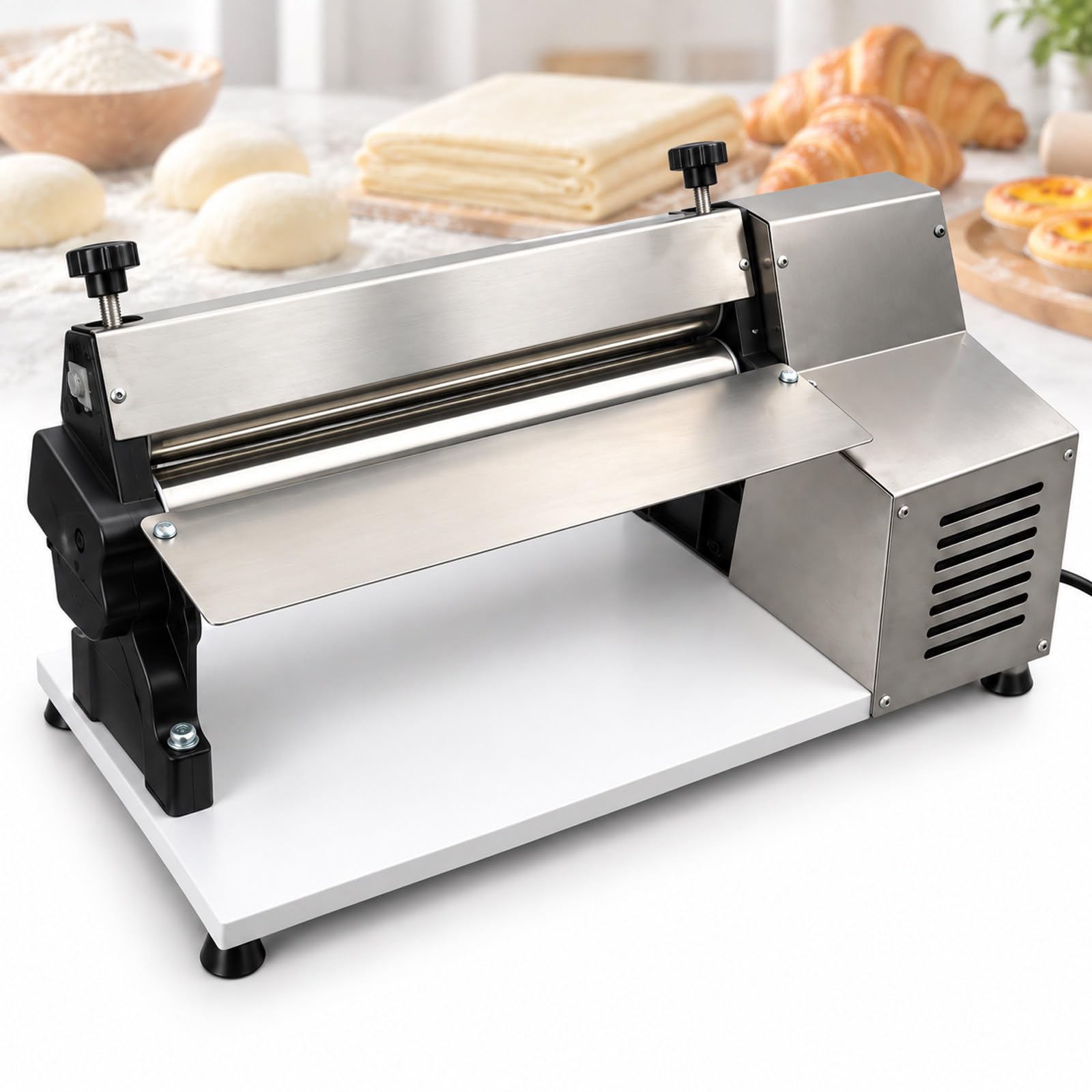 Wałkowarka do Ciasta, Elektryczna 400 mm dla Pizzerii
