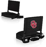 Vista 26 de PICNIC TIME NCAA Georgia Bulldogs Gridiron - Asiento de estadio, ligero, silla plegable portátil para gradas y bancos, (negro)
