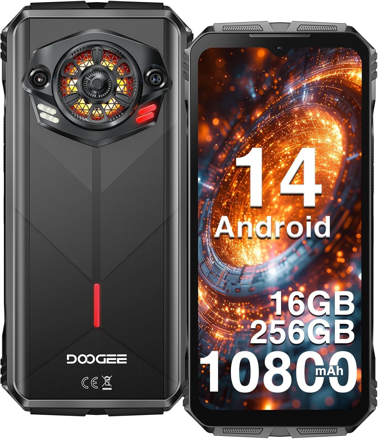 DOOGEE S Punk Rugged Smartphone Android 14 (2024), 16GB+