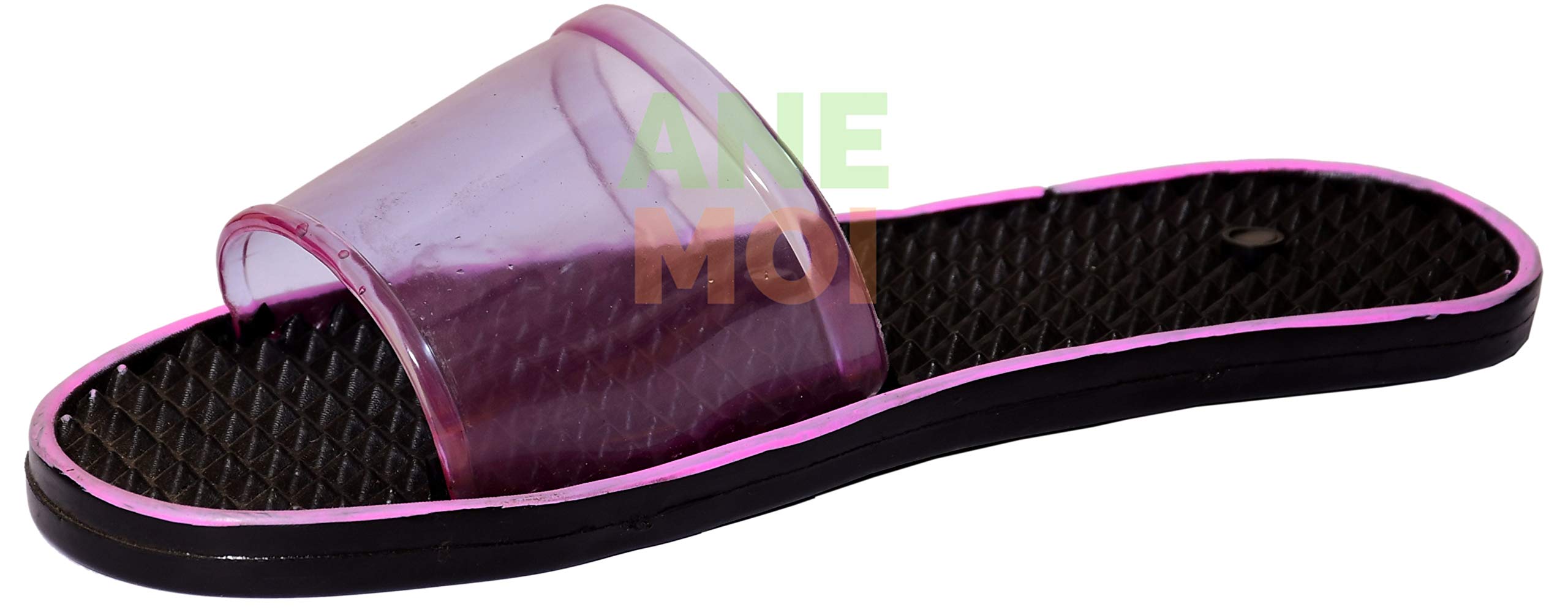 ANEMOI Acupressure Health Care Magnetic Therapy Footwear For Girls | Foot Massager Slipper (7, Pink) 4