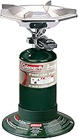 Coleman BottleTop Propane Stove: 10,000 BTU Portable Camping Cooker with Wind Baffles, Adjustable Burner for Backpacking & Tailgating