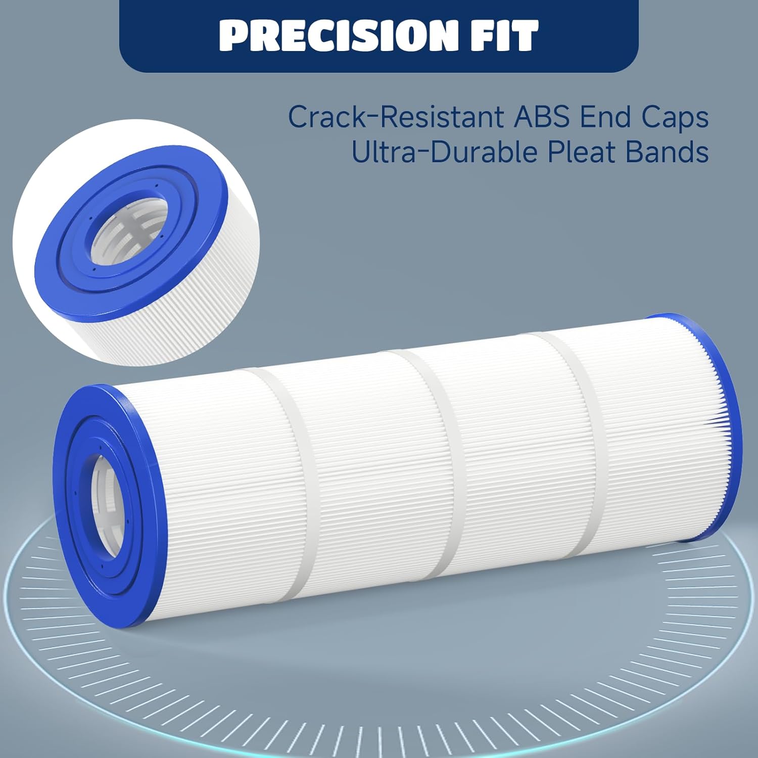 C3030 Pool Filter Cartridges - Compatible with Hayward C580e Replacement Filter, Hayward C3030 Filter Cartridge, C3025, C3020, PA81, Unicel C-7483. 81 Sq.Ft. 4 Pack