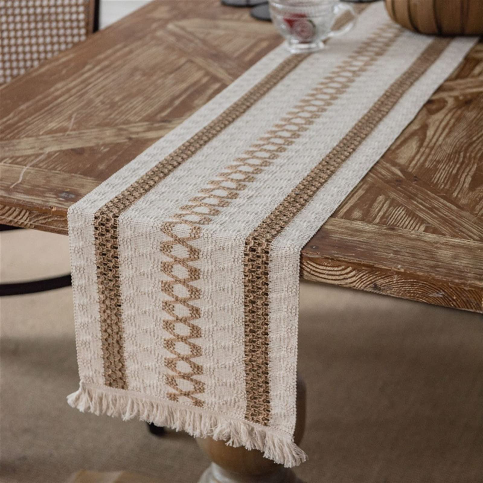 Elegante e lussuoso Grandi corridori di tavoli da tavolo foderato di grandi dimensioni runners di Natale moderni chemin de tavolo da tavolo for la festa di Partito camino de mesa tafelloper bandiera d