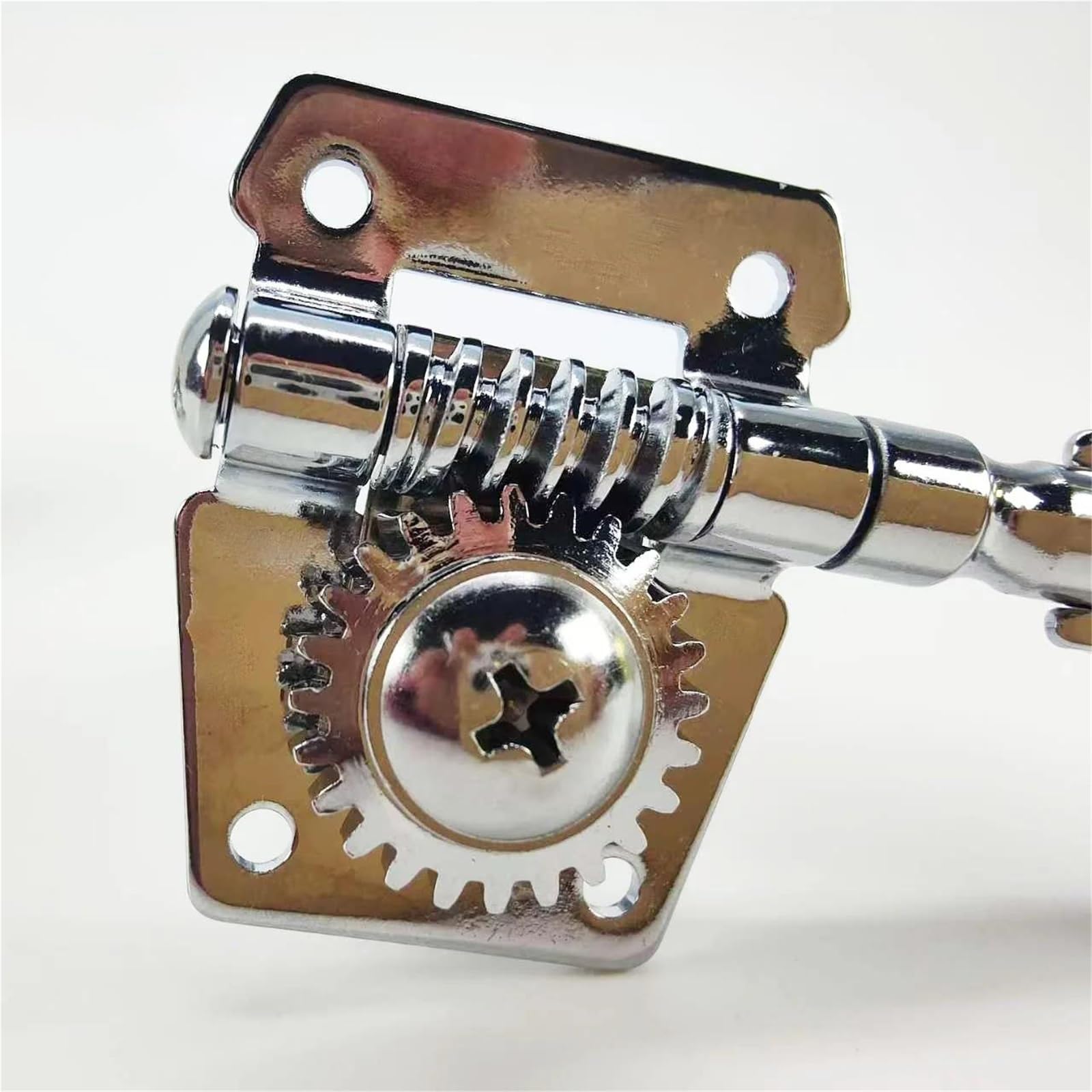 Accesorio De Guitarra Lanzador Afinación Bajo Eléctrico Plateado/negro/dorado Clavijas Guitarra(Black)