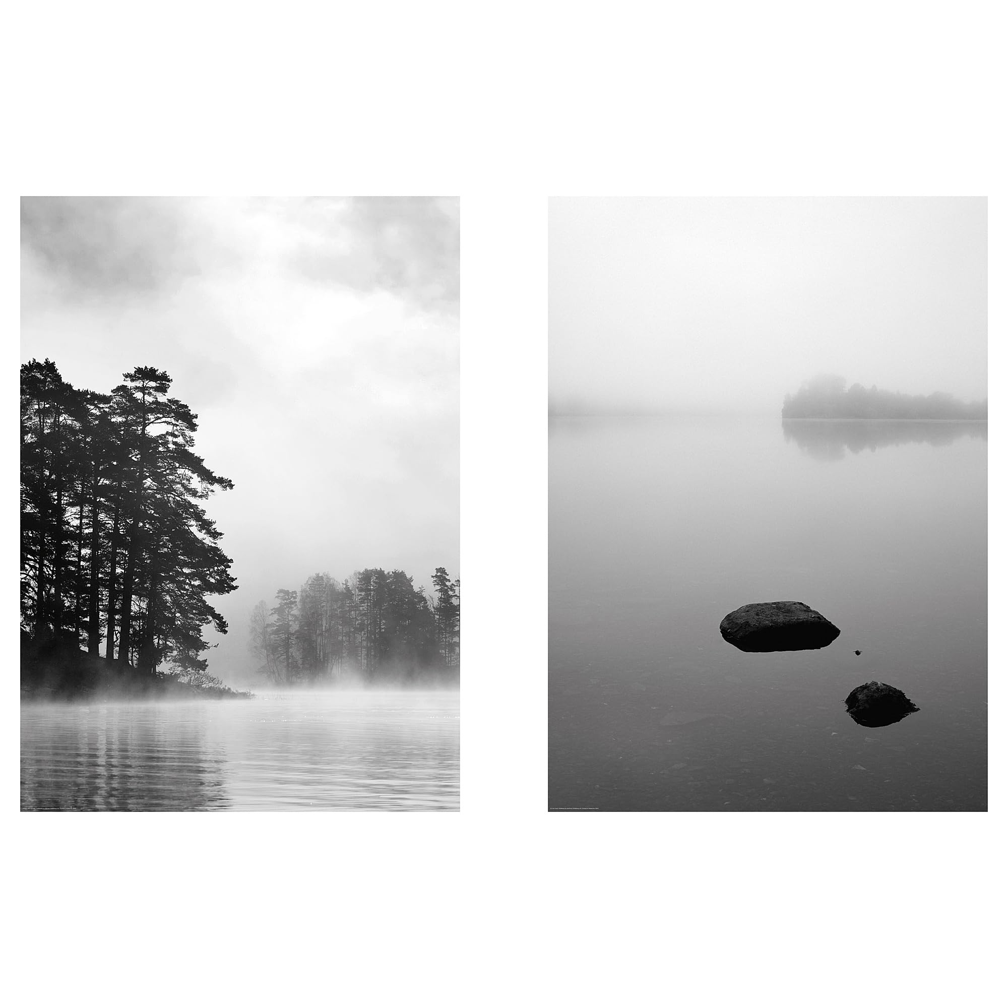 Poster Eaux sombres ProTuning BILD 50 x 70 cm grand cadre deco mur