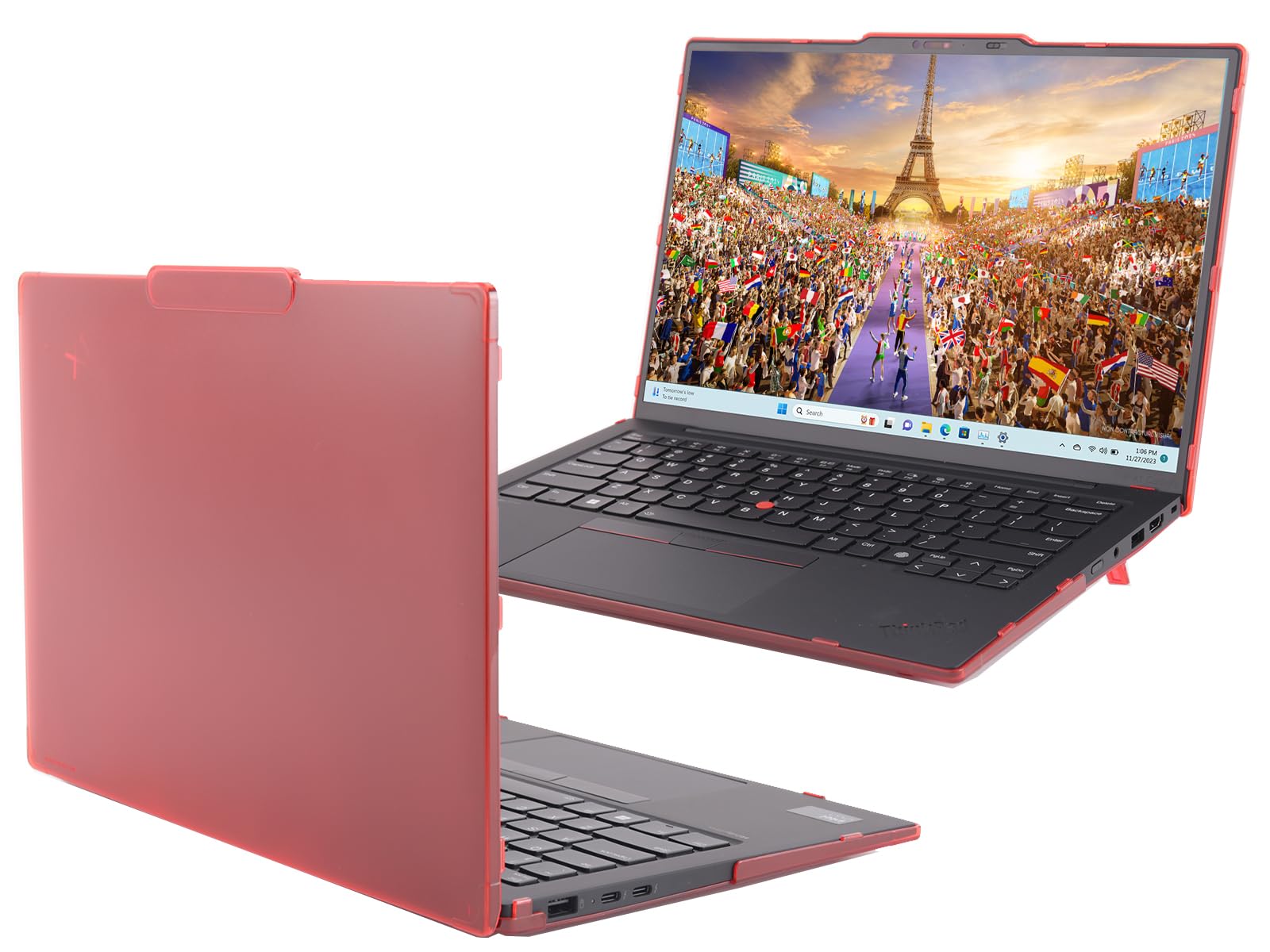 mCover Hard Case ONLY Compatible for 2024-2025 14" Lenovo ThinkPad X1 Carbon Gen 12 Windows Notebook PC (with 180-degree Hinge, NOT Fitting Any Other