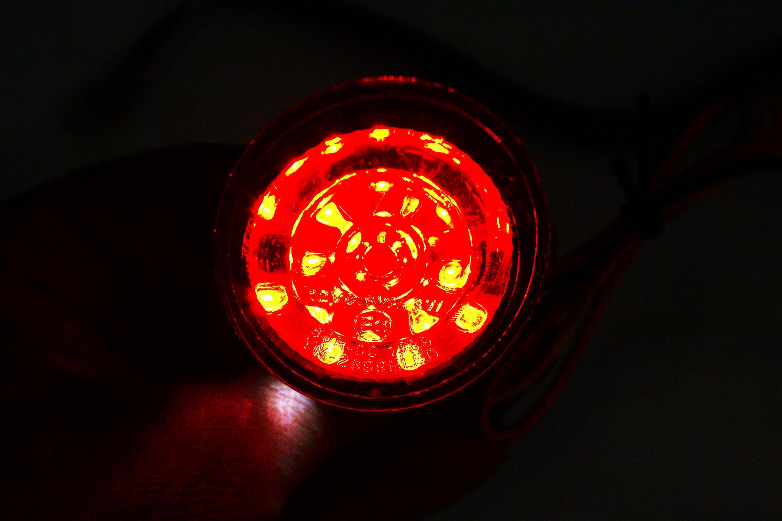 Alchemy Parts Moto LED Luce Stop Posteriore per Cafe per Moto Brat Stile Moto - a Punta Forma
