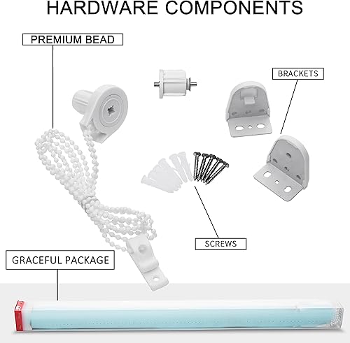 Miniatura 6 de NUTRO CHILL Persianas opacas, persianas opacas con aislamiento térmico, persianas de tela con protección UV para el hogar y la oficina, fáciles de