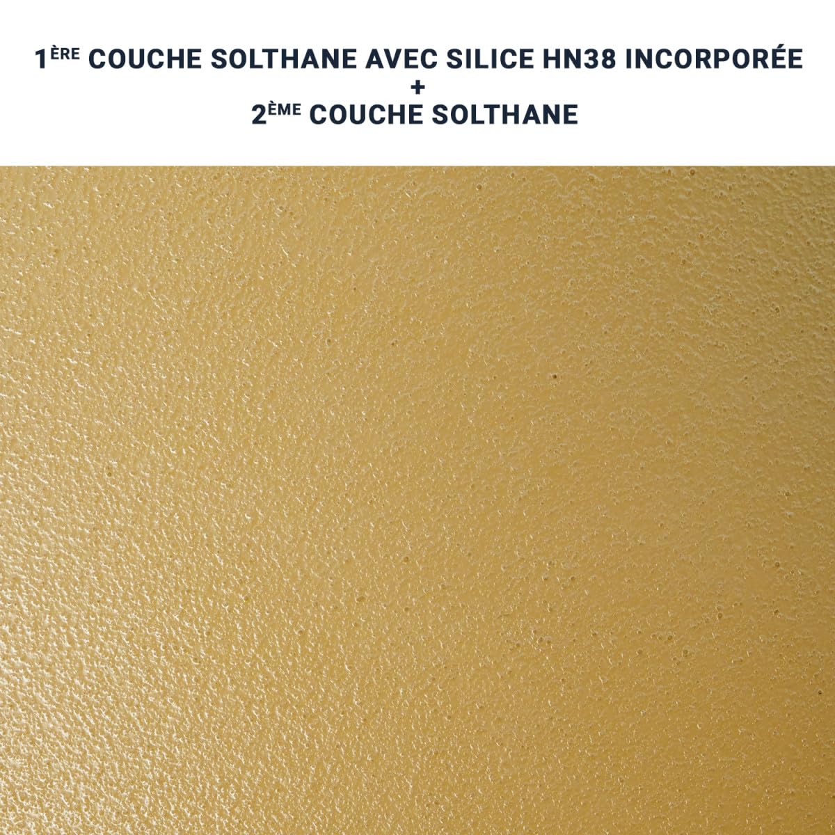 ARCANE INDUSTRIES Peinture antidérapante Sol extérieur, escalier, Bateau, carrelage, béton, Bois, métal : Solthane RD - 6 kg Beige - RAL 1001