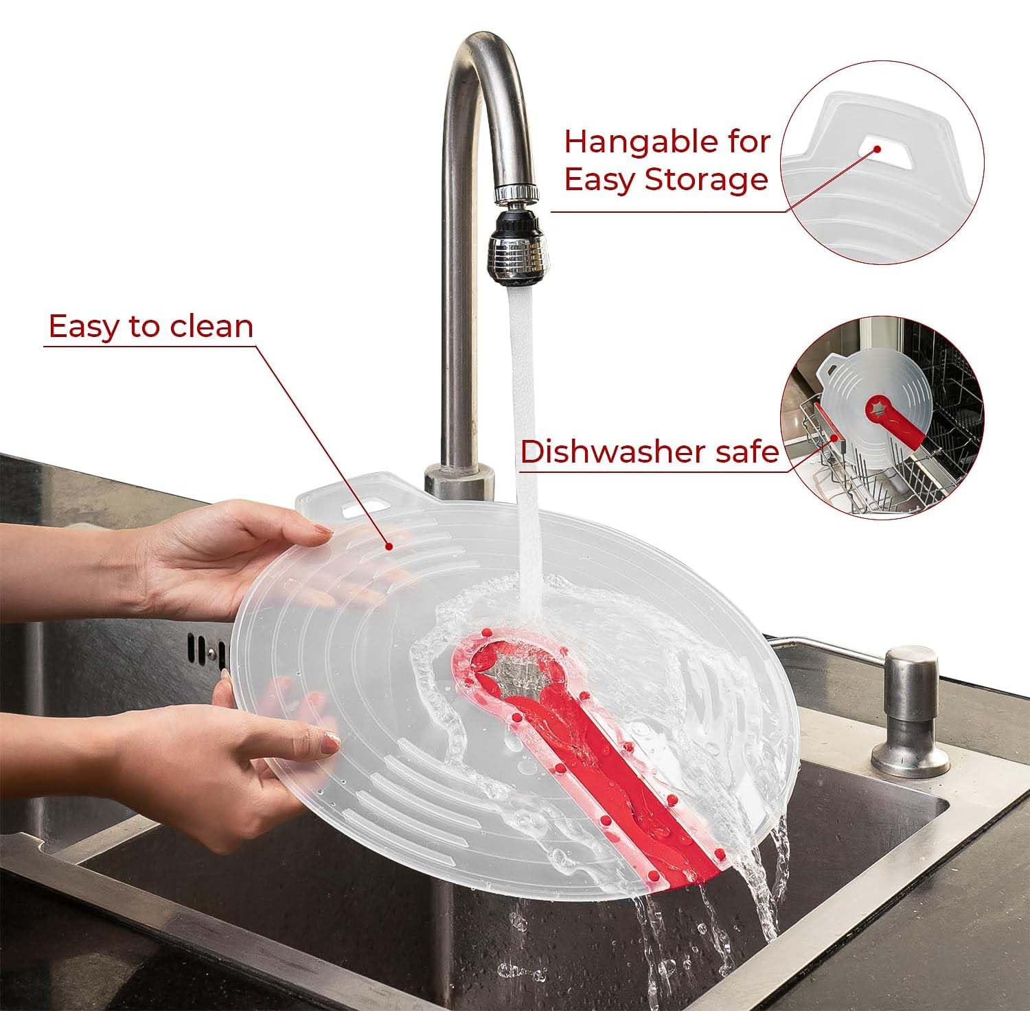 Silikon Spritzschutz Für Rührschüsseln - Verhindert Sauerei In Der Küche