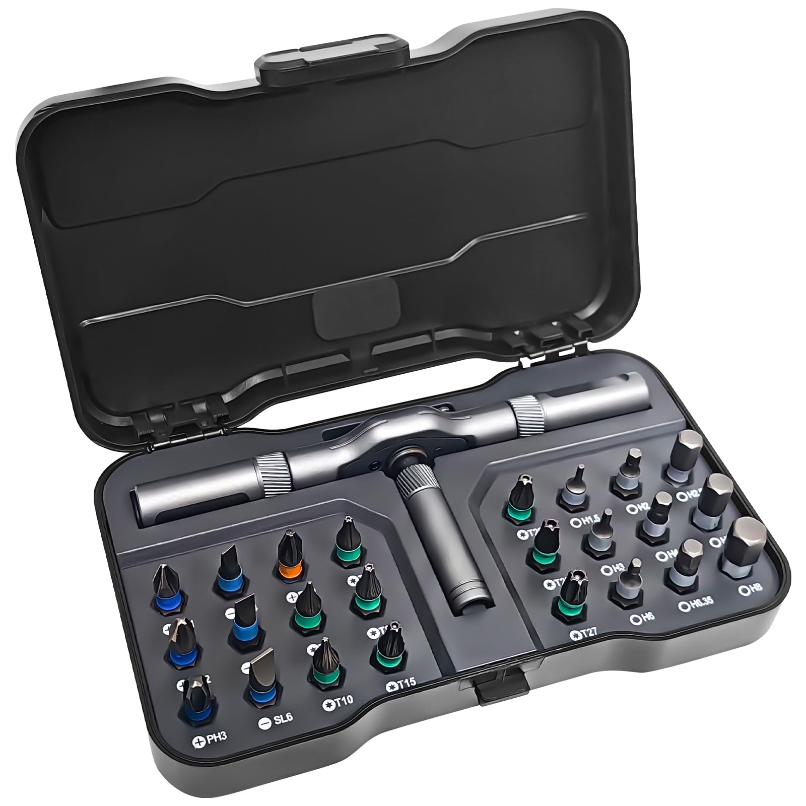 Amazon.com: 24 in 1 Magnetic Ratchet Screwdriver Set, Multi