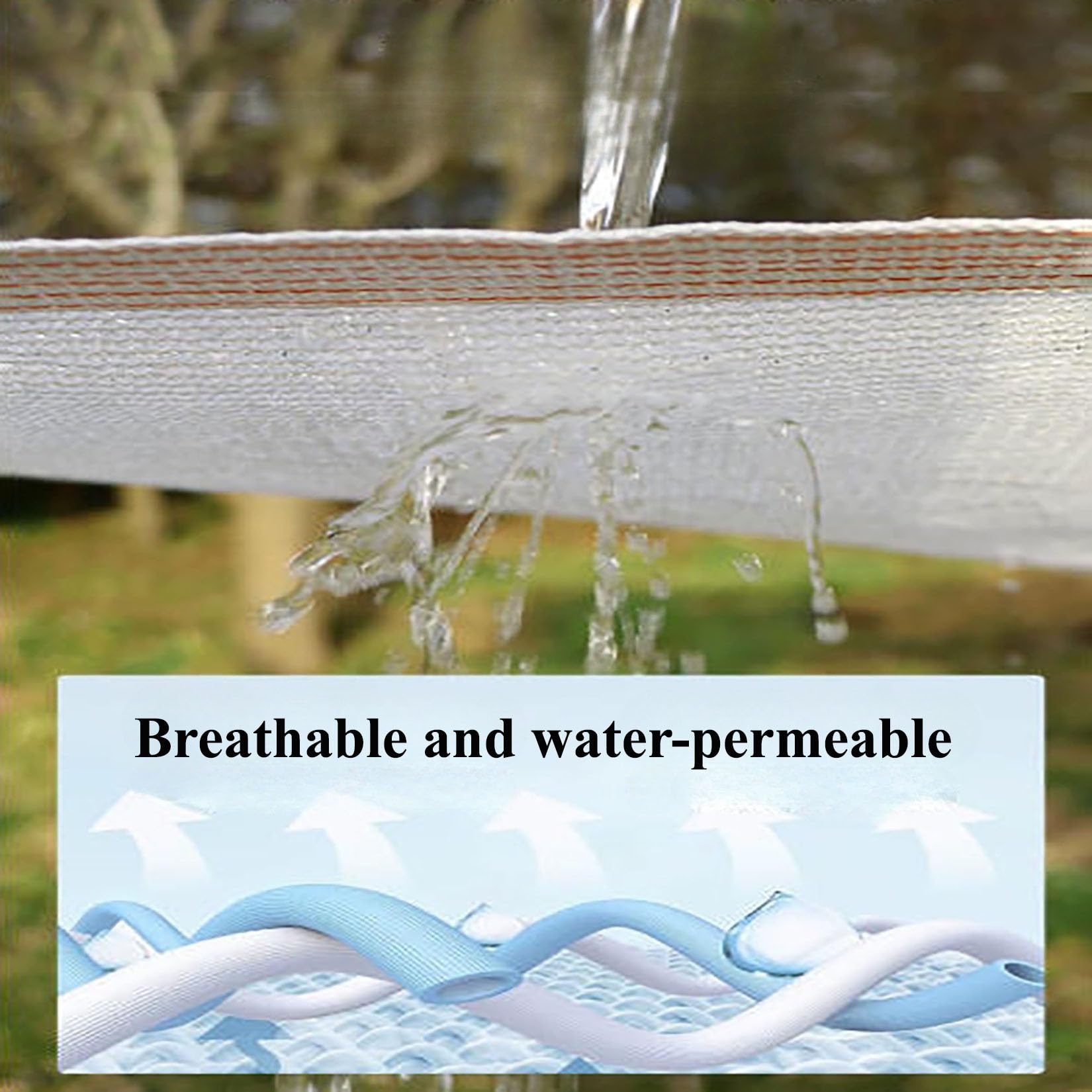 Schattierungsnetz Weiß 90% Schattenrate, UV-Beständiges Schattiernetz mit Ösen,Atmungsaktives Sonnensegel Winddicht Schattennetz für Gewächshaus, Pergola,Garten und Hühnerstall(4X7m)