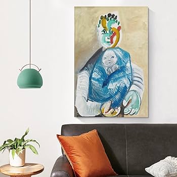 Amazon.co.jp: Pablo Picassoパブロ・ピカソ画家の作品（子供を