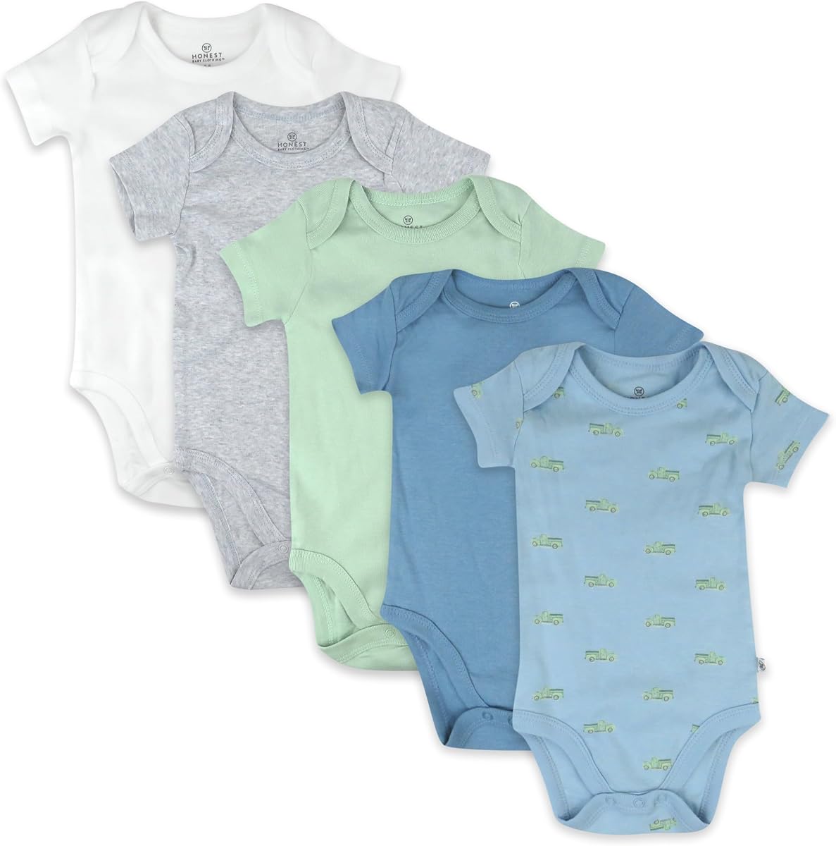 Organic Cotton Baby Bodysuit (5-Pack)