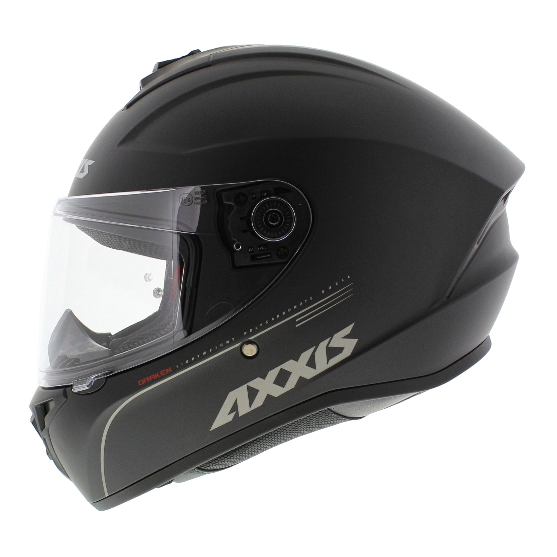 Axxis Dragon S Integral Casco sólido Mate Negro (M)
