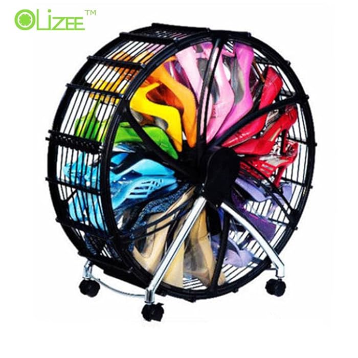 Buy OLizee trade; Creative Ferris Wheel Shaped Shoe Organizer Shoe Rack