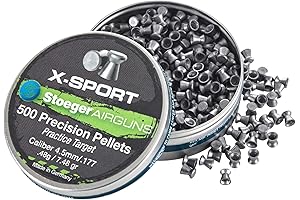 Stoeger X-Series Pellets: 177 Pellet Pack for Precision Performance
