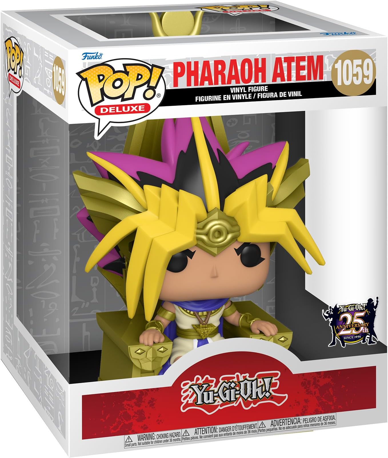 Funko Pop! Animation: Yu-Gi-Oh! - Atem Pharaoh Yugi Mutou - Collectable Vinyl Figure - Gift Idea - Official Merchandise - Toys for Kids & Adults - Anime Fans - Model Figure for Collectors and Display