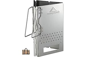 CAMPINGMOON Charcoal Chimney Starter Collapsible Foldable