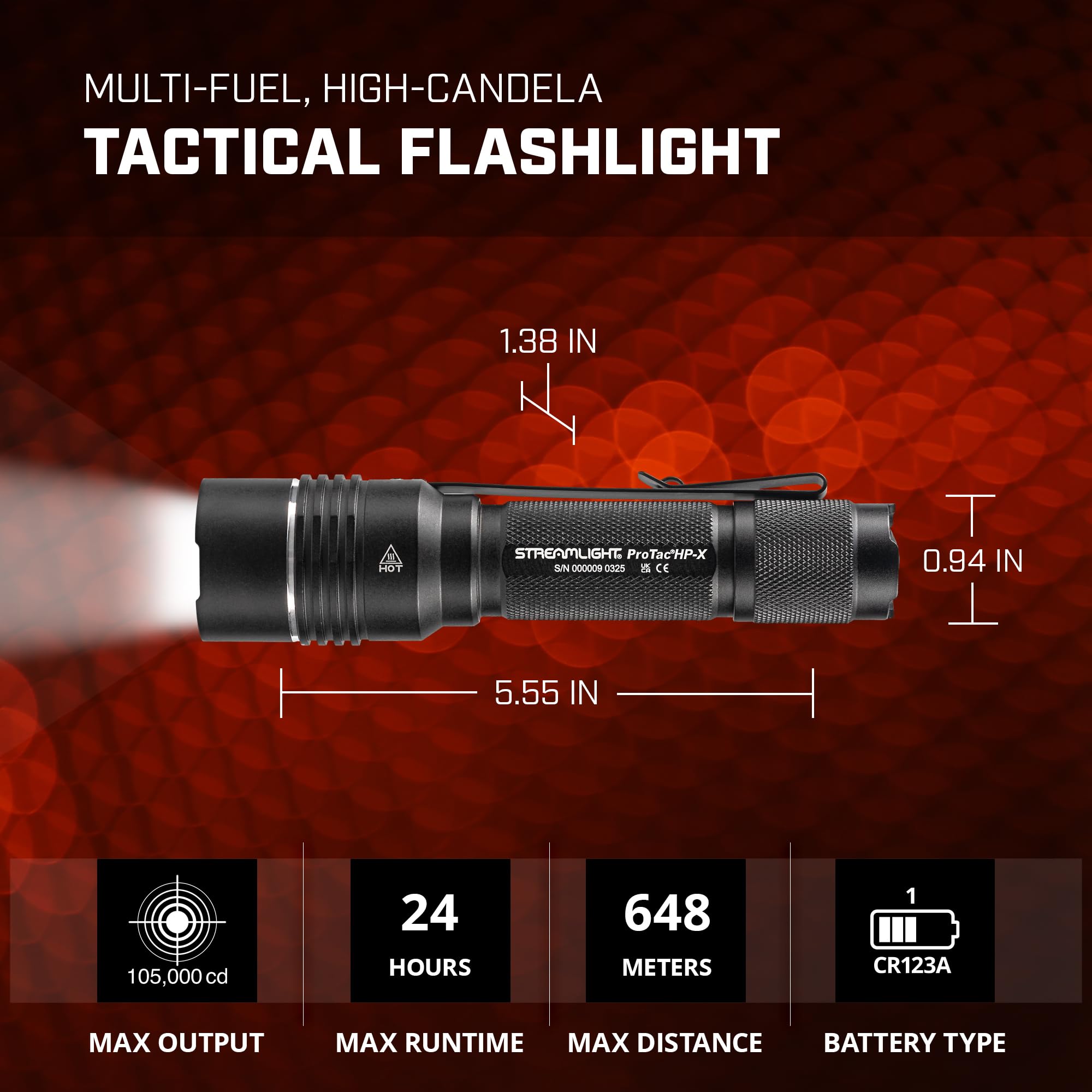 Amazon.co.jp: Streamlight 89021 ProTac HP-X 800-ルーメン 105000
