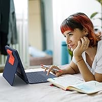 Vista 12 de Logitech Rugged Combo 3 Touch iPad® Funda de teclado con trackpad y conector inteligente para iPad (7ª, 8ª y 9ª generación) para educación - Azul