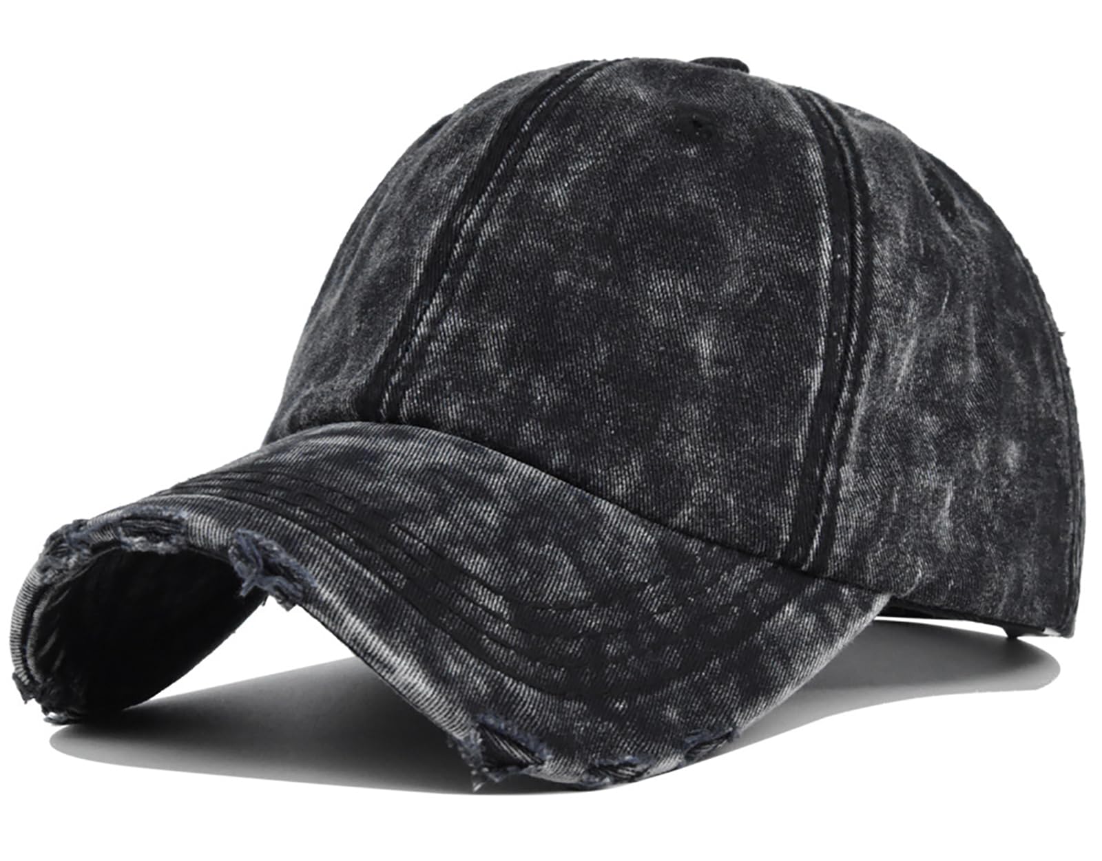 XYIYI Vintage Washed Distressed Baseball Cap Adjustable Cotton Dad Hat for Women Men