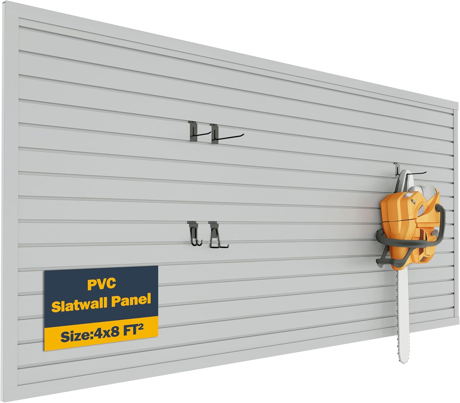 Slat Wall Paneling Garage Organizer